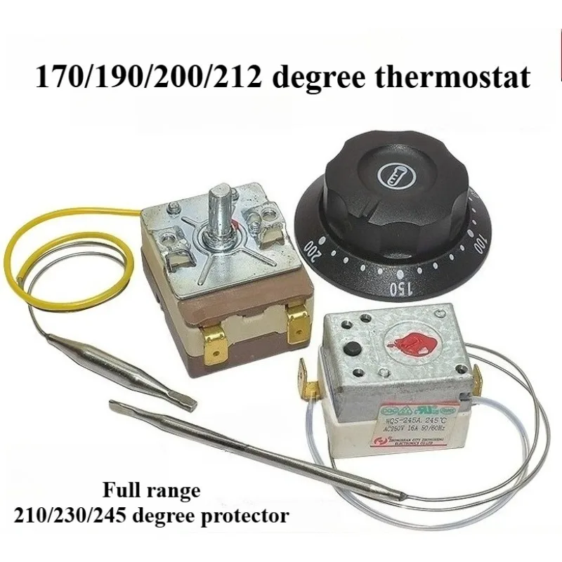 200 degree knob air fryer electric oven thermostat, WYE series, WQS-230A2/245A, WQS-210-0011 Personal Care Appliance Parts