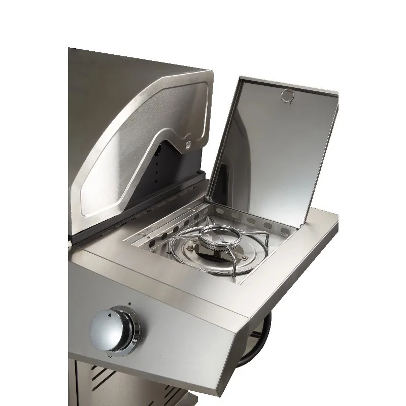 

Propane Grill 4 Burner Barbecue Grill Stainless Steel G-as Grill