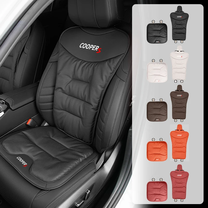

New Luxury Car Perforated Breathable Model Cushion Soft Backrest Seat Cushion Seat Cover For MINI Cooper JCW WORKS R55 R56 F55 F