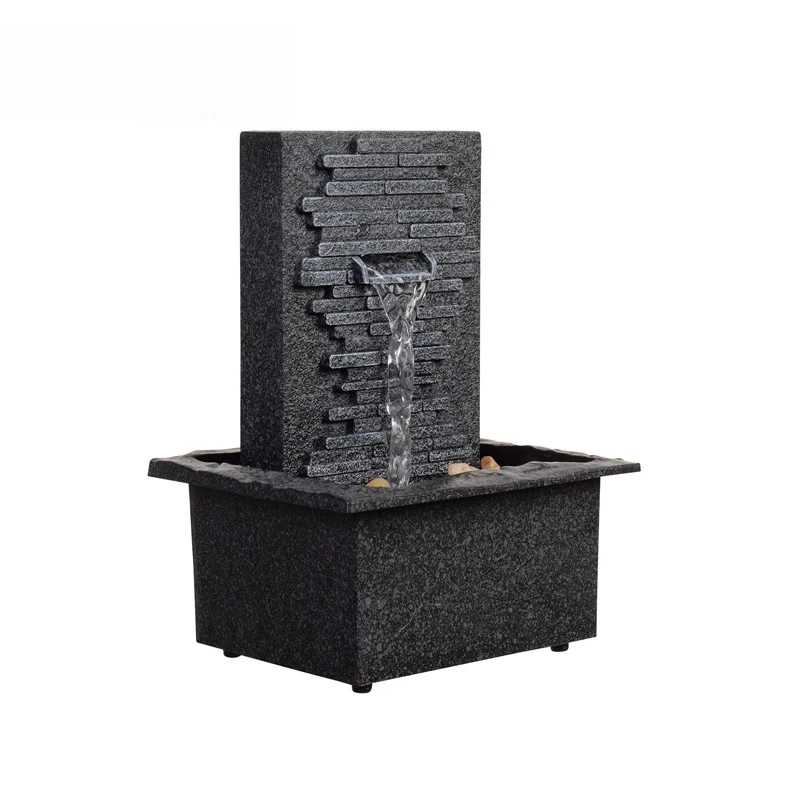 

Маленький настольный фонтан, креативное украшение для входа, увлажняющая циркулирующая вода