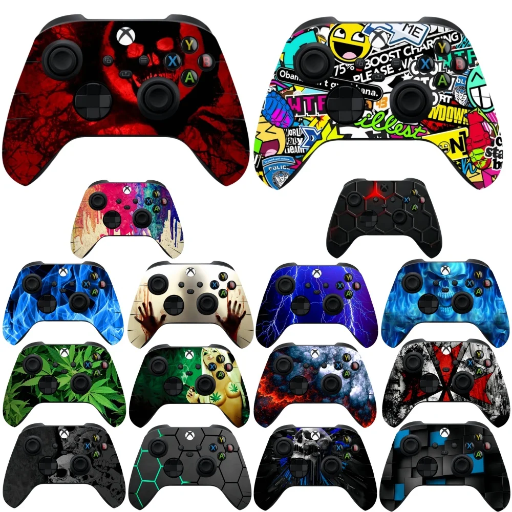 Dustproof Anti-slip Protective Skin Sticker For XBOX Series X/S Game Joystick Controller Accessories Decoration Decal Stickers