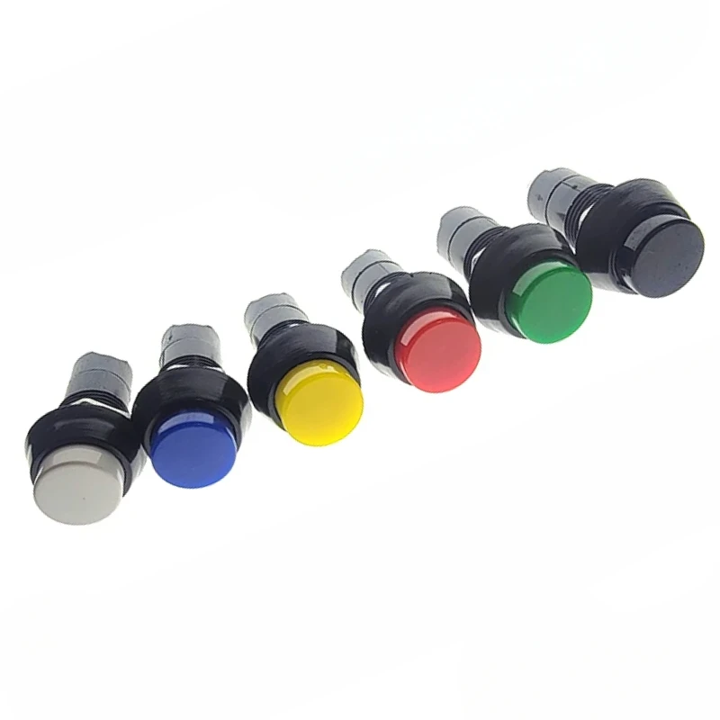 

5Pcs 12mm Momentary Latching Push Button Switch PBS-11A PBS-11B PCB-11B Self-Reset Self-Locking Pushbutton Switch 3A 250VAC 2Pin