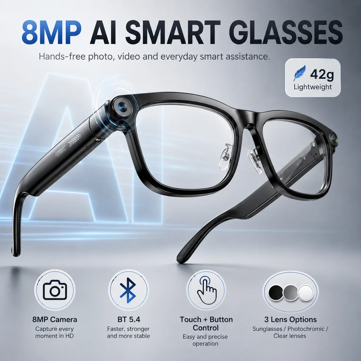 m08t-ai-smart-glasses-8mp-camera-bluetooth-54-real-time-translation-touch-control-3-lens-options-300mah