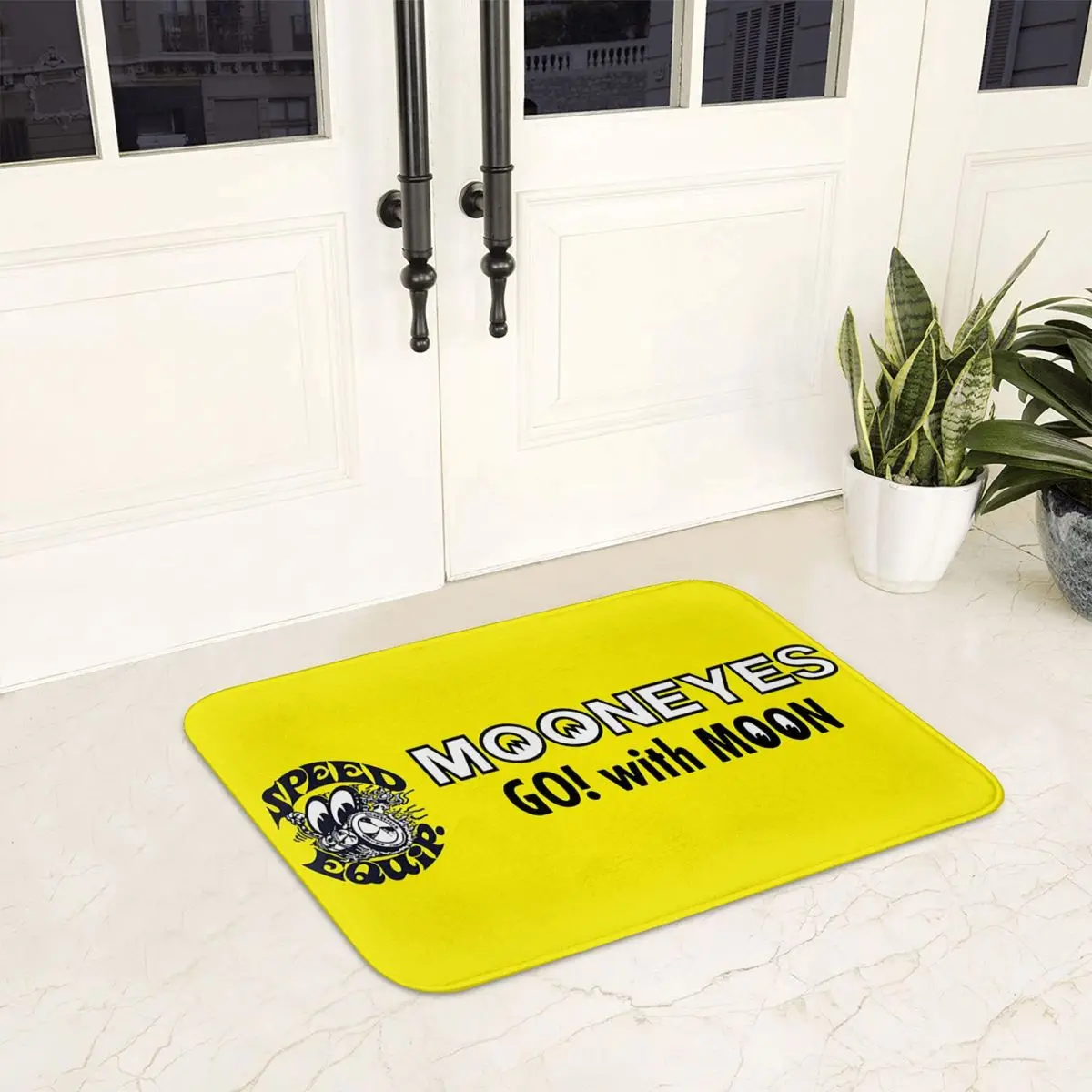 

Mooneyes пушистый нескользящий коврик для двери, напольный коврик, впитывающий коврик, ковер для кухни, входа, дома, спальни, коврики для ног