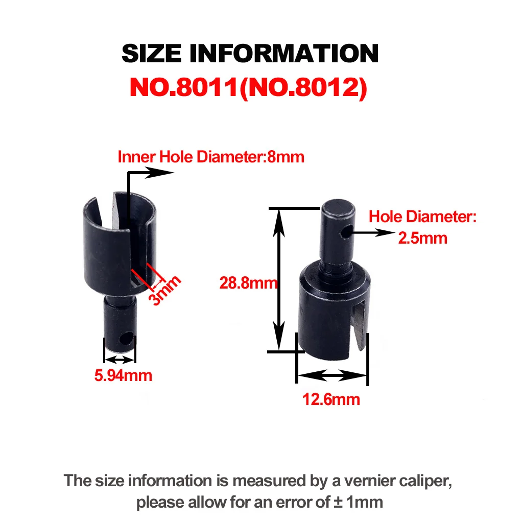 RC Car Planet Gear Cup Set 8011 Center Differential Cup Set 8012 For ZD Racing 9116 08421 1/8 RC Car Original Parts