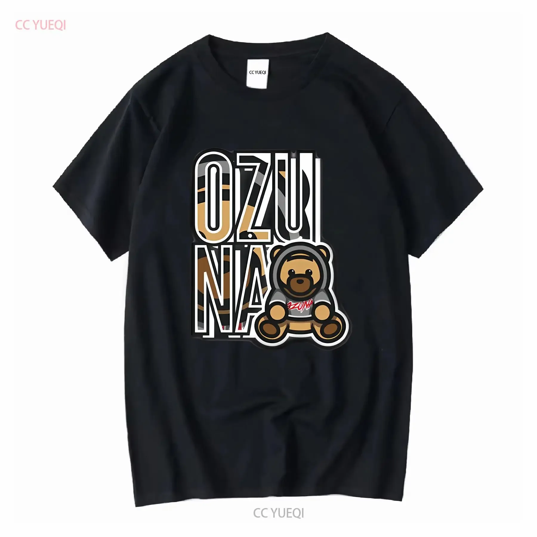 Ozuna Bear Reggaeton Regueton Trap T Shirt long or short sleeves vintage Washed streetwear Stylish Versatile designer clothes