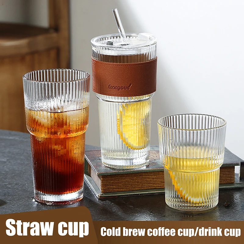 Высокопрофильная-горизонтальная-стеклянная-соломенная-вертикальная-чашка-с-крышкой-чашка-для-воды-iced-americano-latte-cup