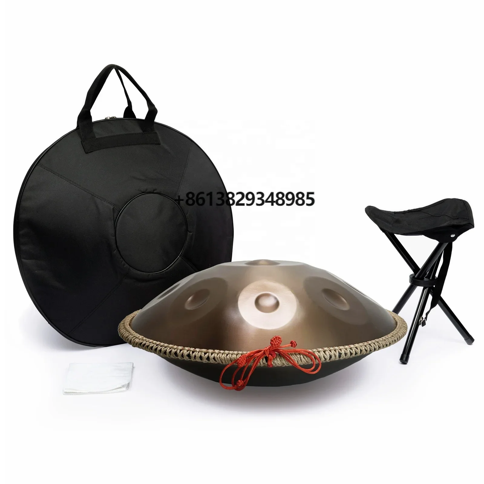 22inch steel Handpan Drum 14 / 12 notes / 10 notes /9 notes handpan instrument for beginner With hand pan Case and stand