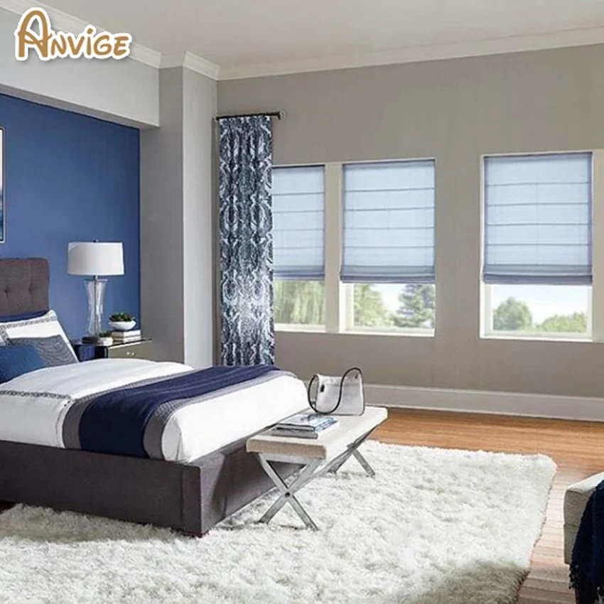 

Modern Blackout/Light Filtering Curtain Roman Blinds / Roman Shades / Window Blind Fabric