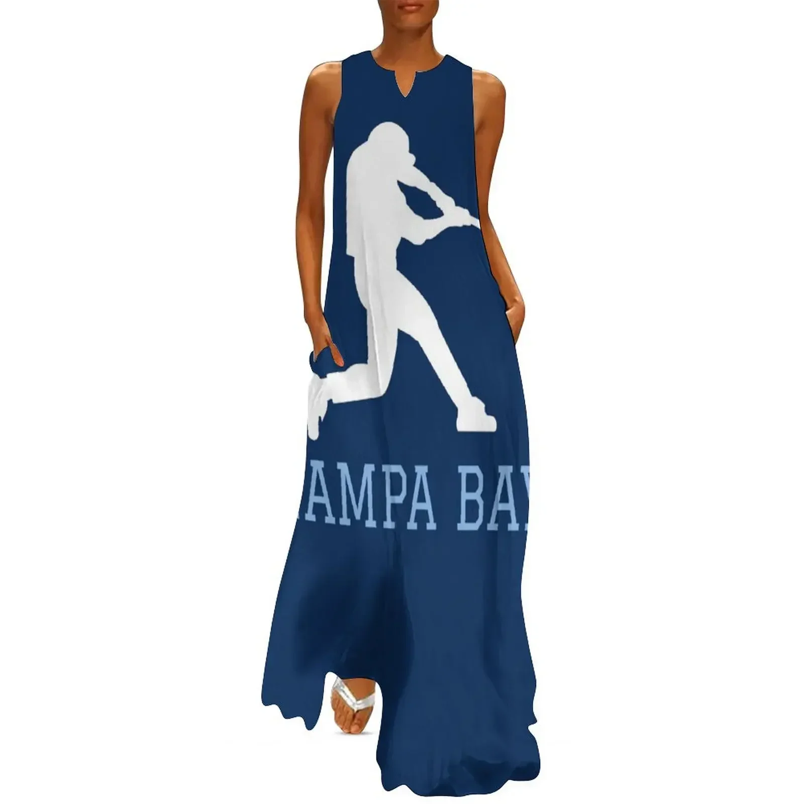 

Tampa Bay Long Dress summer women's suit women clothes african dresses for woman Dress
