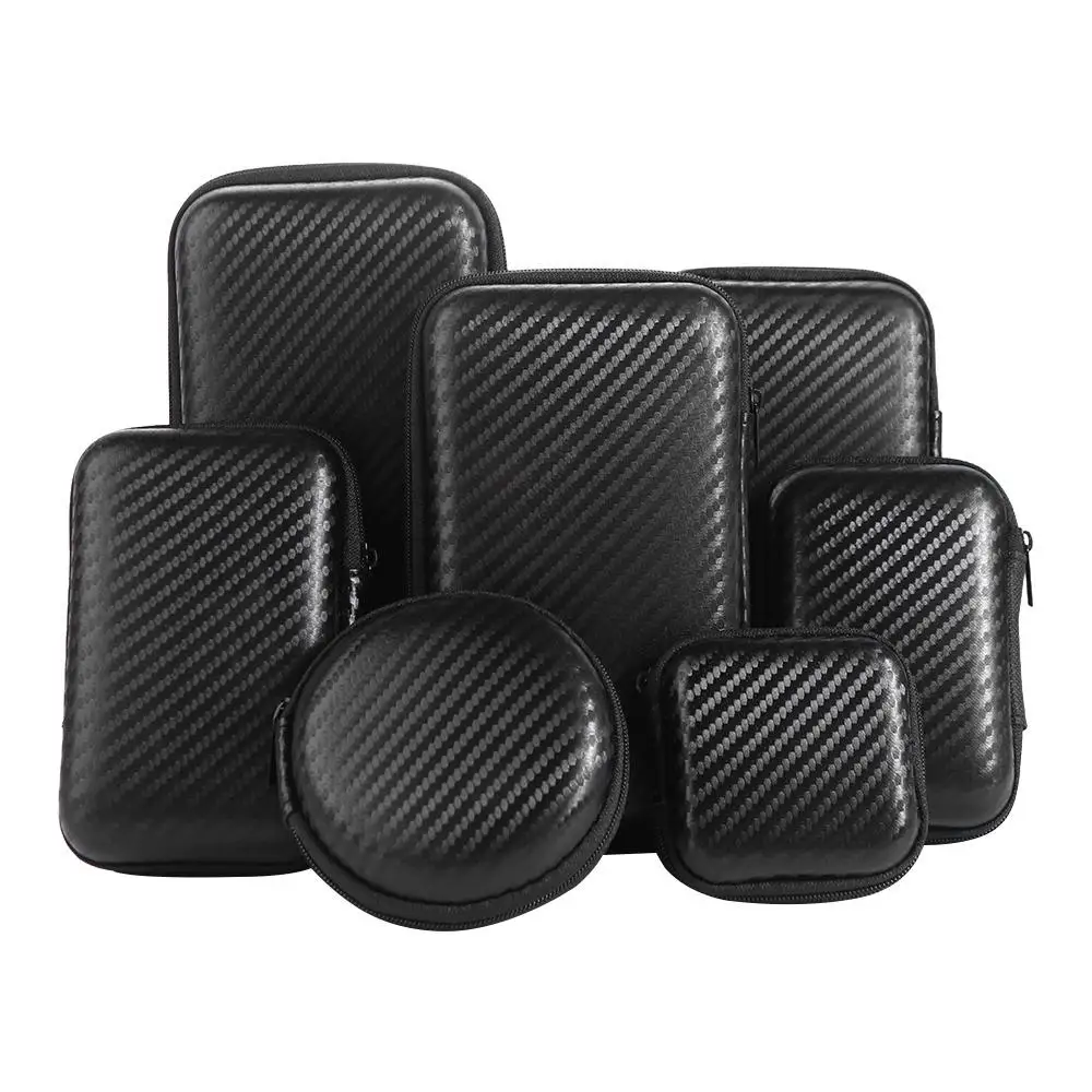 Pocket Pouch Headset Storage Box Protective Bag EVA Zipper Bag Charger Protection Bag Data Cable Bag Mobile Hard Disk Case
