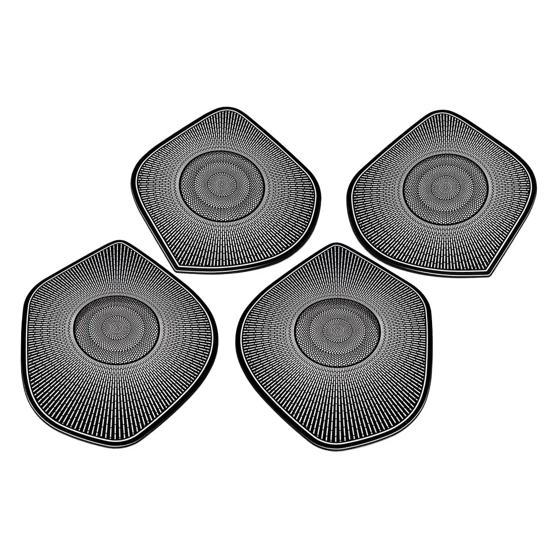 Black Door Audio Speaker Decoration Cover Trim Set Stainless Steel Fit For Hyundai Palisade 2026 Left Hand Drive