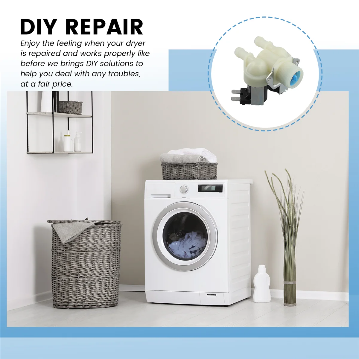 FPS135-270G 0024000126B двойной клапан электромагнитного клапана для автоматической барабанной стиральной машины Haier