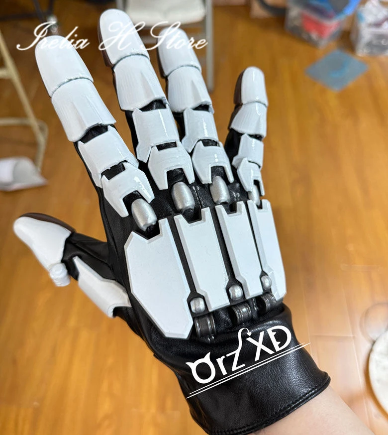 

Irelia H Store Genji Gloves cosplay props 3d printing leather gloves