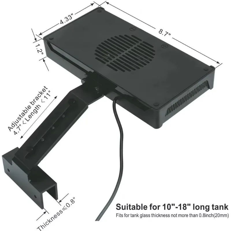 30W Water Rider High Quality RGBW Sunrise and Sunset Light Emitting Diode Aquarium Plant Light