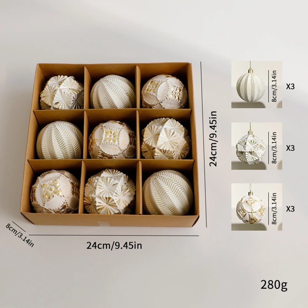 

Набор украшений из рождественского шара с пластиковыми украшениями от 9 до 16 лет для елки и домашнего праздничного украшения для сезонного использования