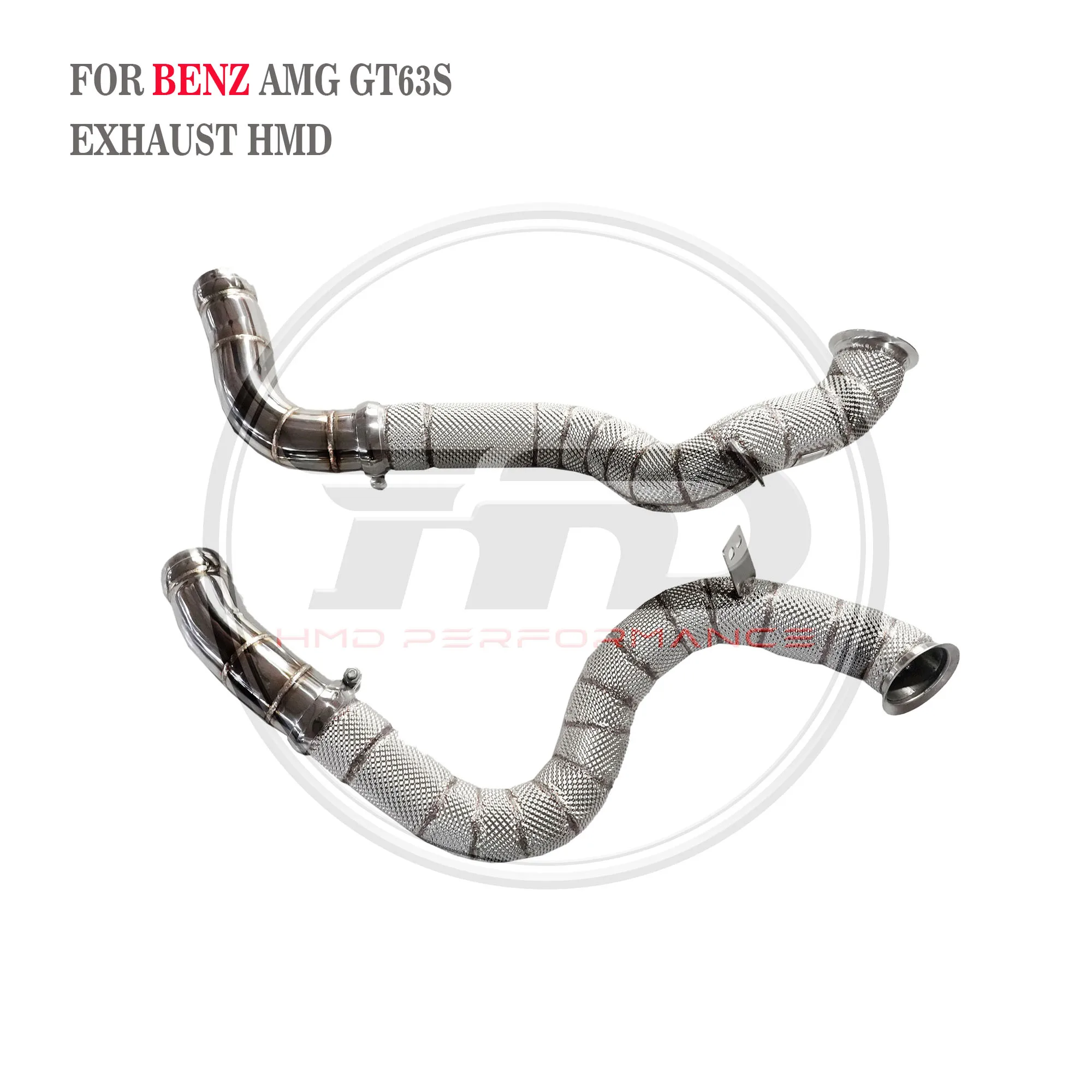 

HMD Car Accessories Exhaust Manifold for Mercedes Benz GT63S AMG With Catalytic Converter Peformance Downpipe