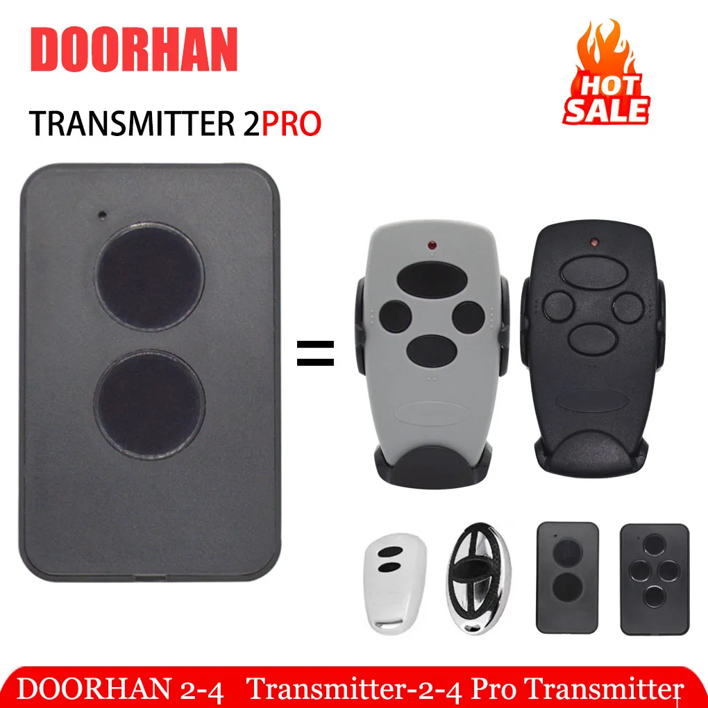 DOORHAN Transmitter - 2-4 PRO Door Control DOORHAN2-4  433MHz Garage remote Key card for gates and barriers