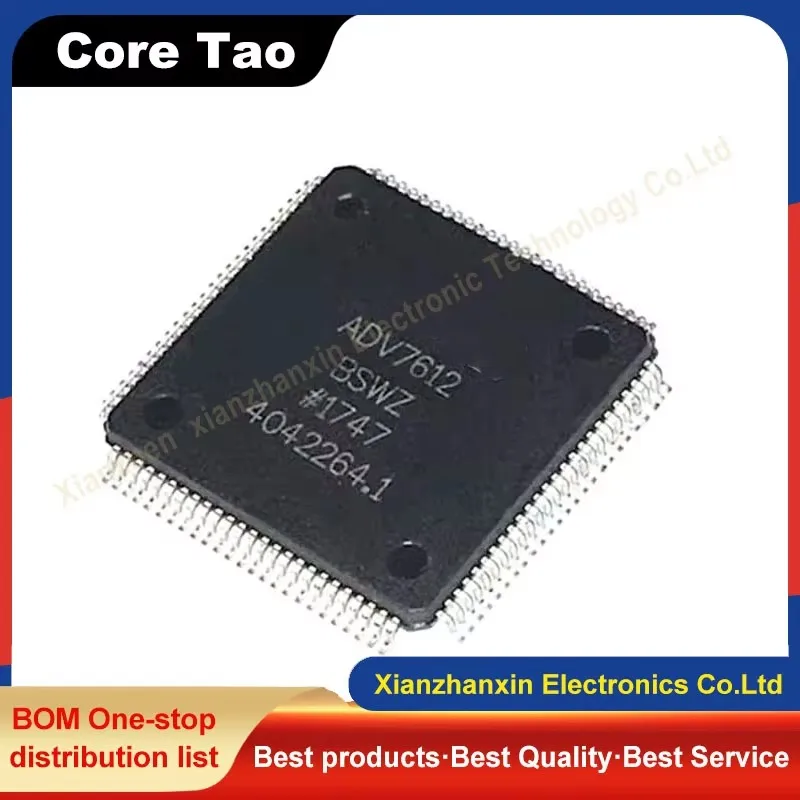 1~5PCS/LOT ADV7612BSWZ ADV7612 QFP100 Video processing chip brand