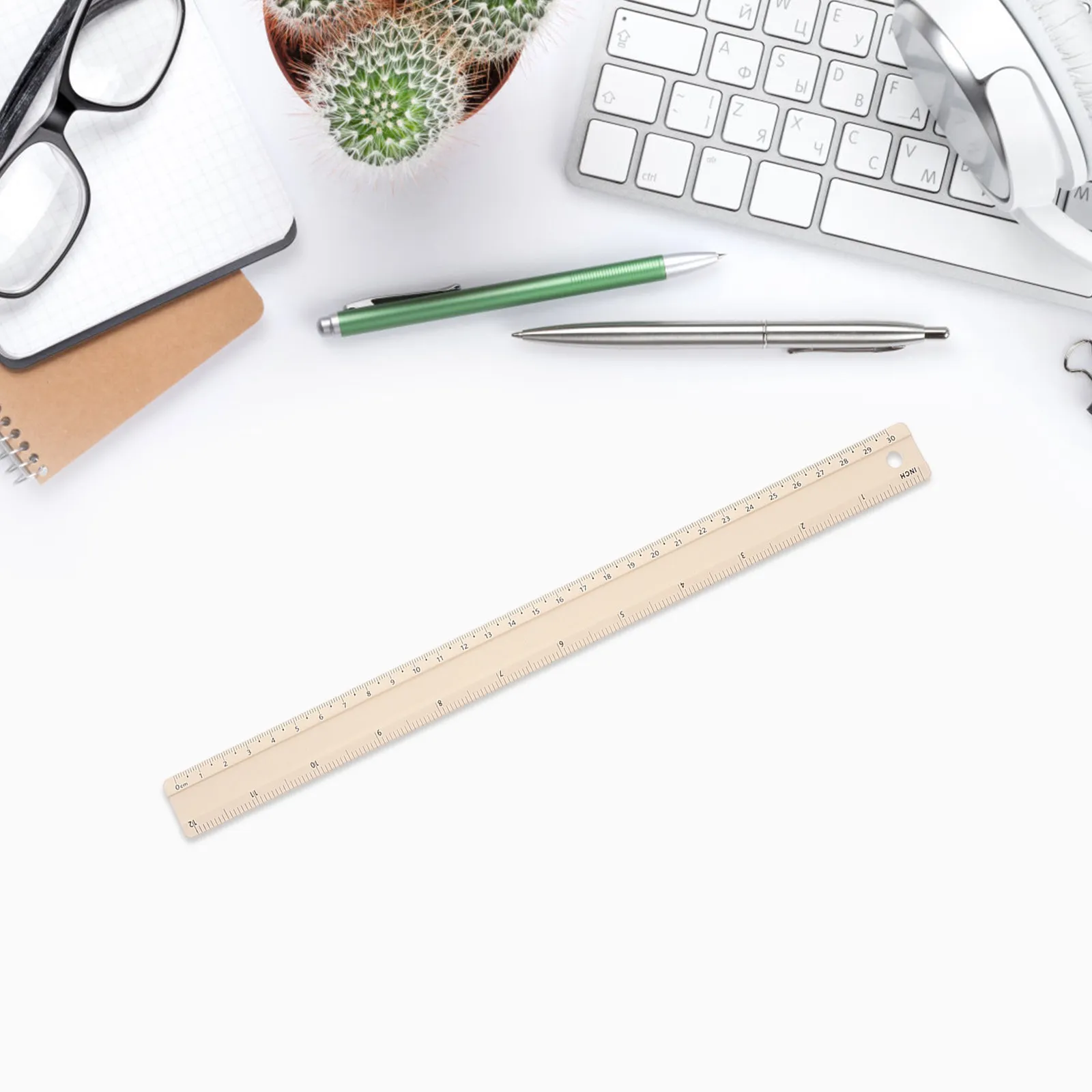 

Aluminum Alloy Straight Ruler 30Cm Metal Measuring Tool For Students Drawing Drafting School Stationery Ruler Cm Feet Scale