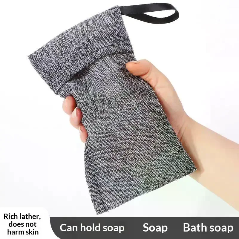 10/50pcs Soap Pocket Exfoliating Soap Saver Pouch, Body Scrubber Rough Sponge Exfoliator for Bath or Shower, Mesh Bar Soap