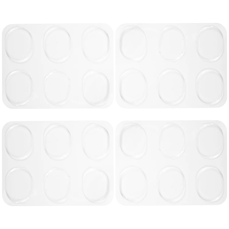 

24 шт. демпферов для барабанов, гелевые подушечки-глушители для барабанов, нетоксичные мягкие силиконовые демпферы для контроля тембра (прозрачные)