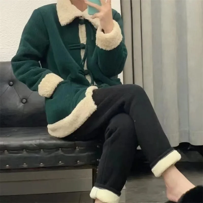 

Осень-зима Femme модная домашняя одежда топы корейские женские лоскутные хлопковые стеганые куртки 2025 женские большие размеры 4XL утолщенное пальто