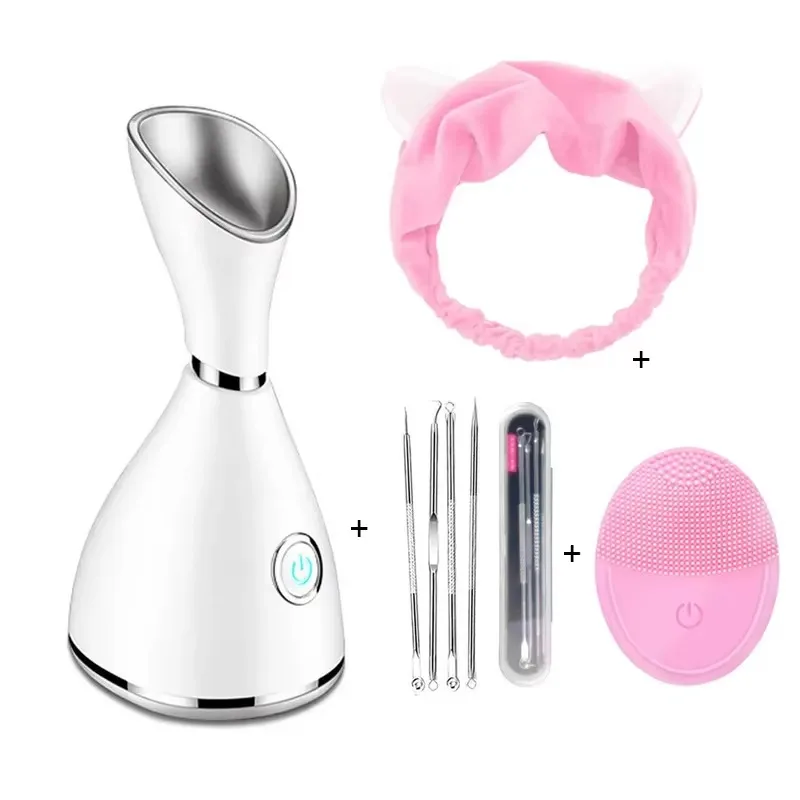 Top Seller Household Appliances Face Care Nano Ionic Warm Steam and Deeply Moisture Facial Steamer