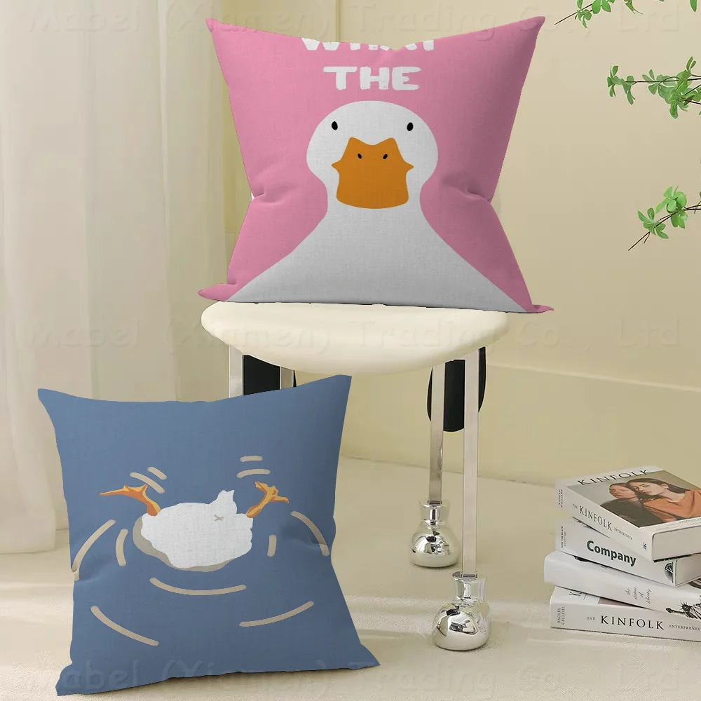 

What The Duck PrintCushion Cover Pillow Cover Decor Pillowcase Printed Cushion Case For Couch