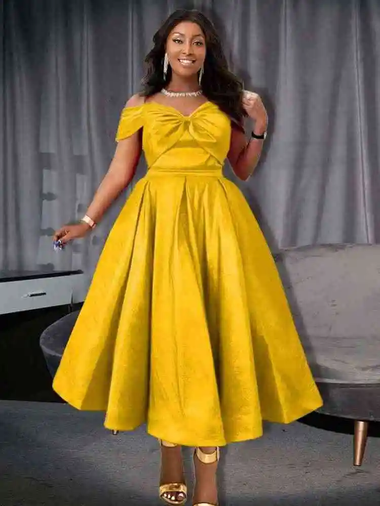 

OneNe High Waist Slimming a Line Dr Commuter Sle Casual Ciwalk Maxi Dr Polyester Fiber No Sve One oulder