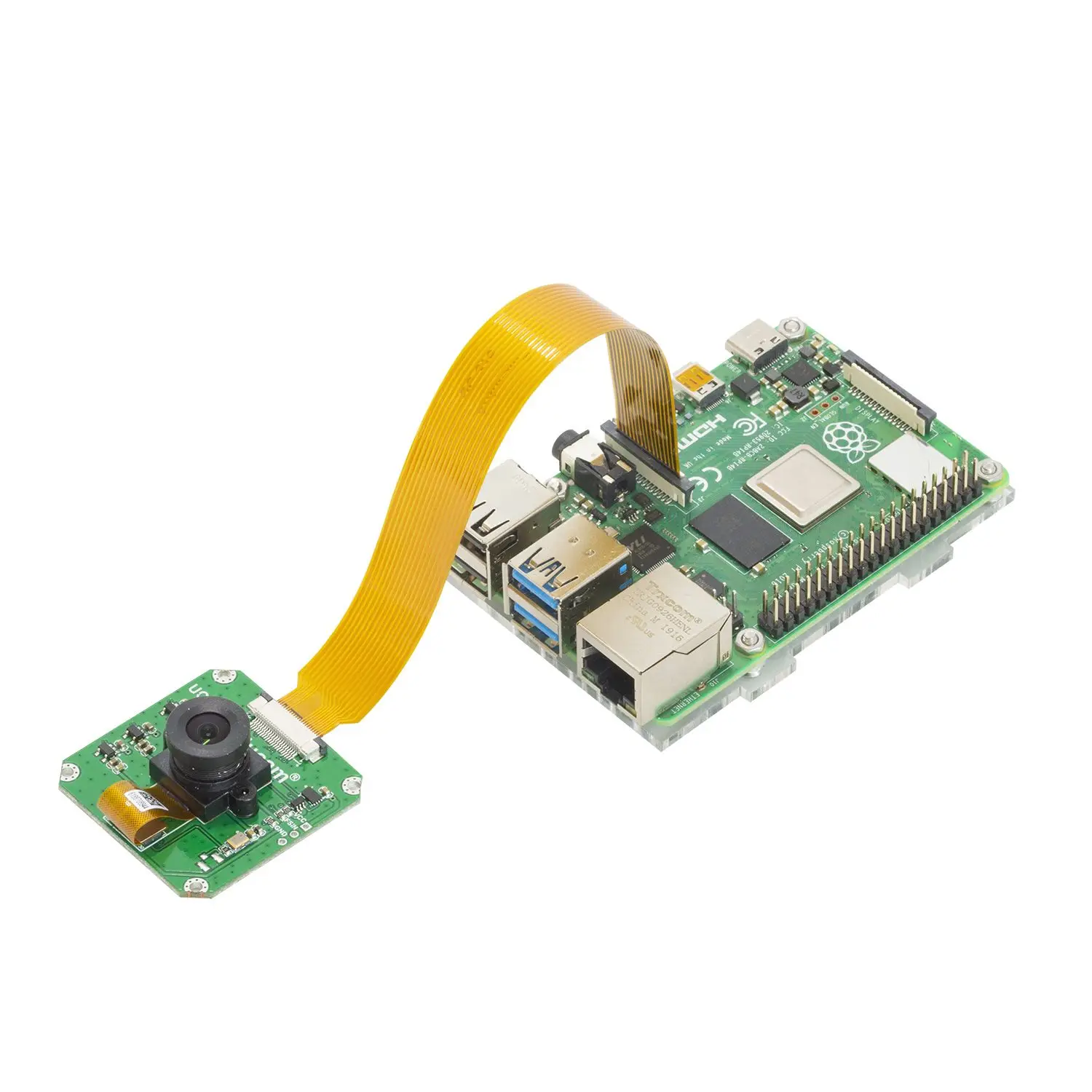 Arducam OV9281 1MP Mono Global Shutter Camera Module with 130deg 850nm Only M12 Mount for Raspberry Pi