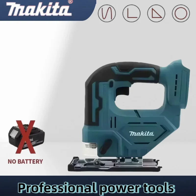 

Аккумуляторный бесщеточный лобзик Makita DJV182Z 340 Вт, 18 В, без аккумулятора, с пильным полотном, портативный, с рукояткой-тубусом, для плотницких работ