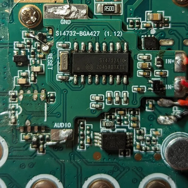 Módulo de modificación de intercomunicador SI4732, BGA427, filtro de conector de SMA-50KY, versión amplificada para Quansheng UVK5/UVK6