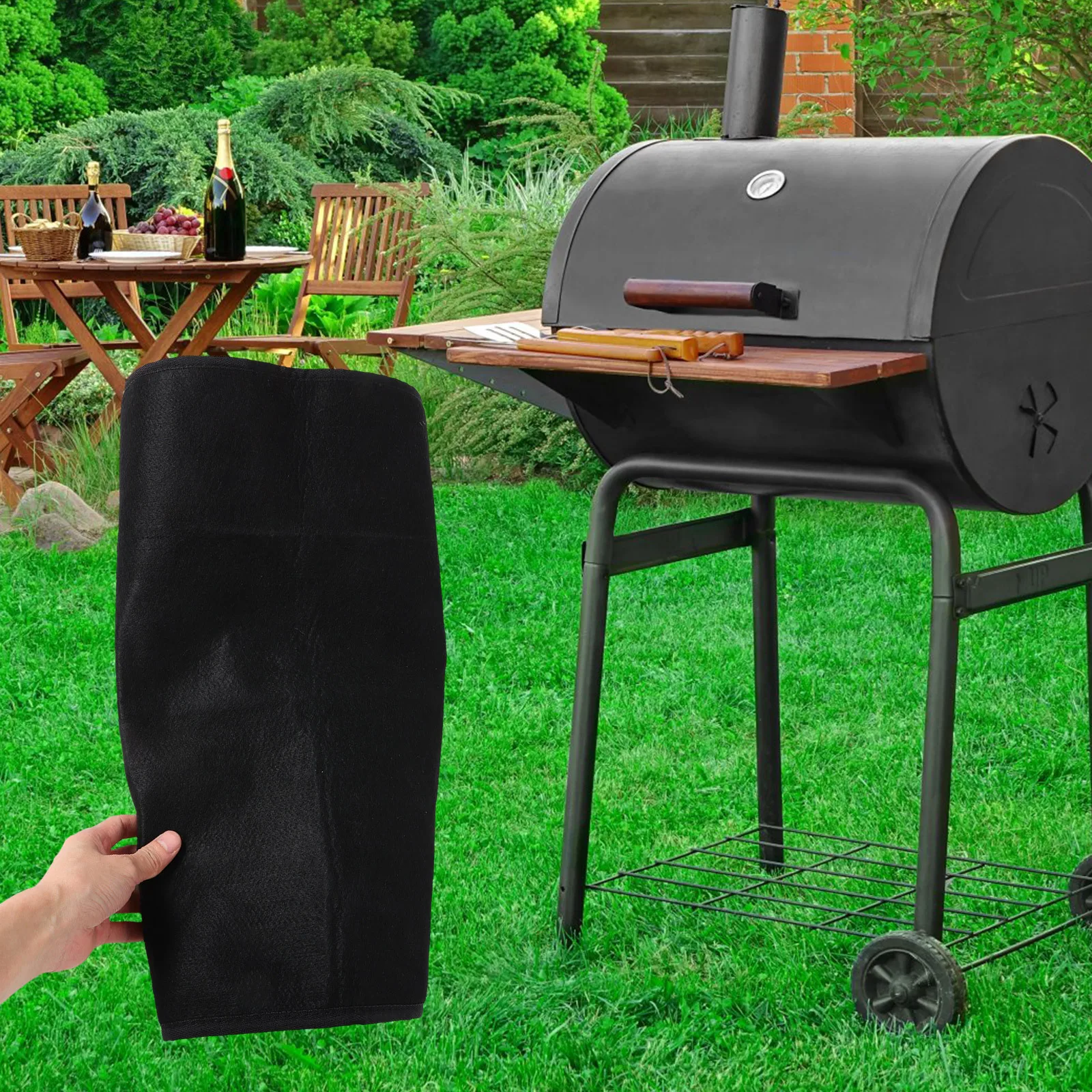 

Half Round Fireplace Mat Fireproof Floor Protector For Wood Stove Indoor Outdoor Grilling Camping Durable Flame Retardant