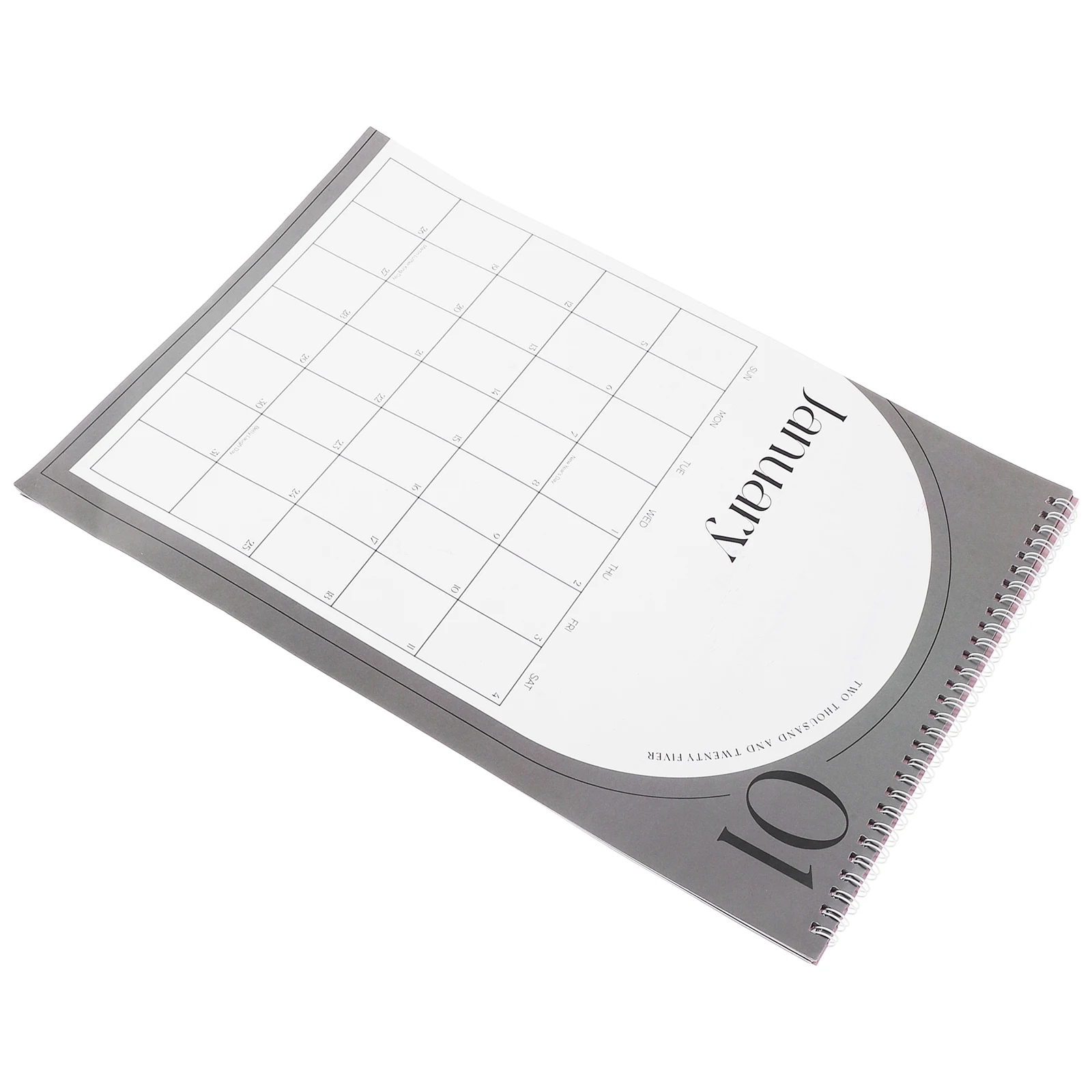 

A5 2026 Wall Calendar PU Cover Monthly Bookmark Stylish Design Daily Planner Weekly Schedule Yearly Notebook