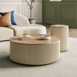 Luxury Design Coffee Table Modern Living Room Round Center Coffee Table Simple Unique Tavolino Da Salotto Interior Decoration