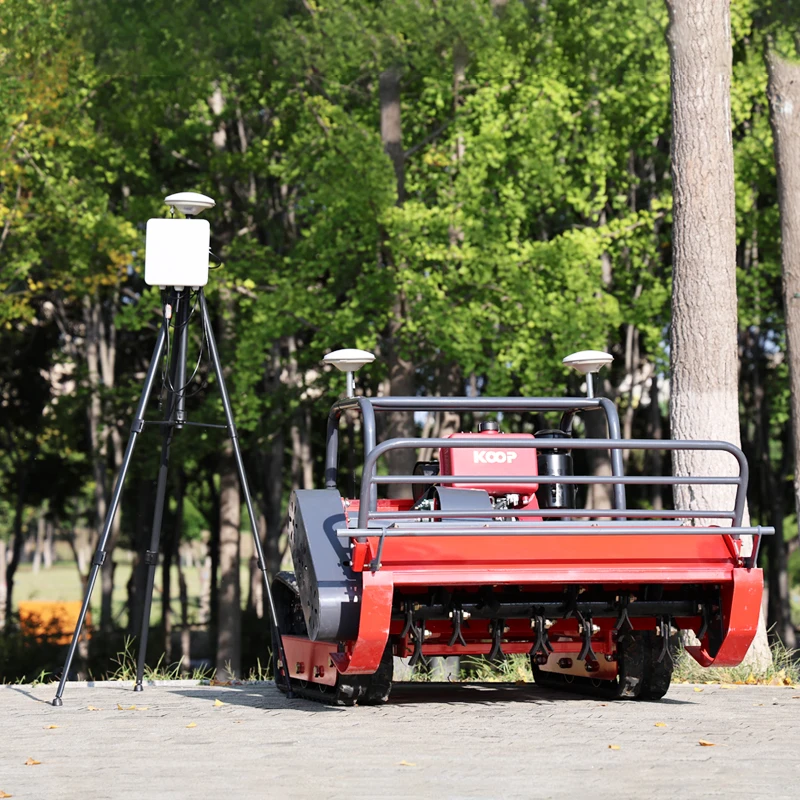 Customized Farm Lawn Mower Four stroke Electric Track Remote Control Lawn Mower Garden Lawn Mower