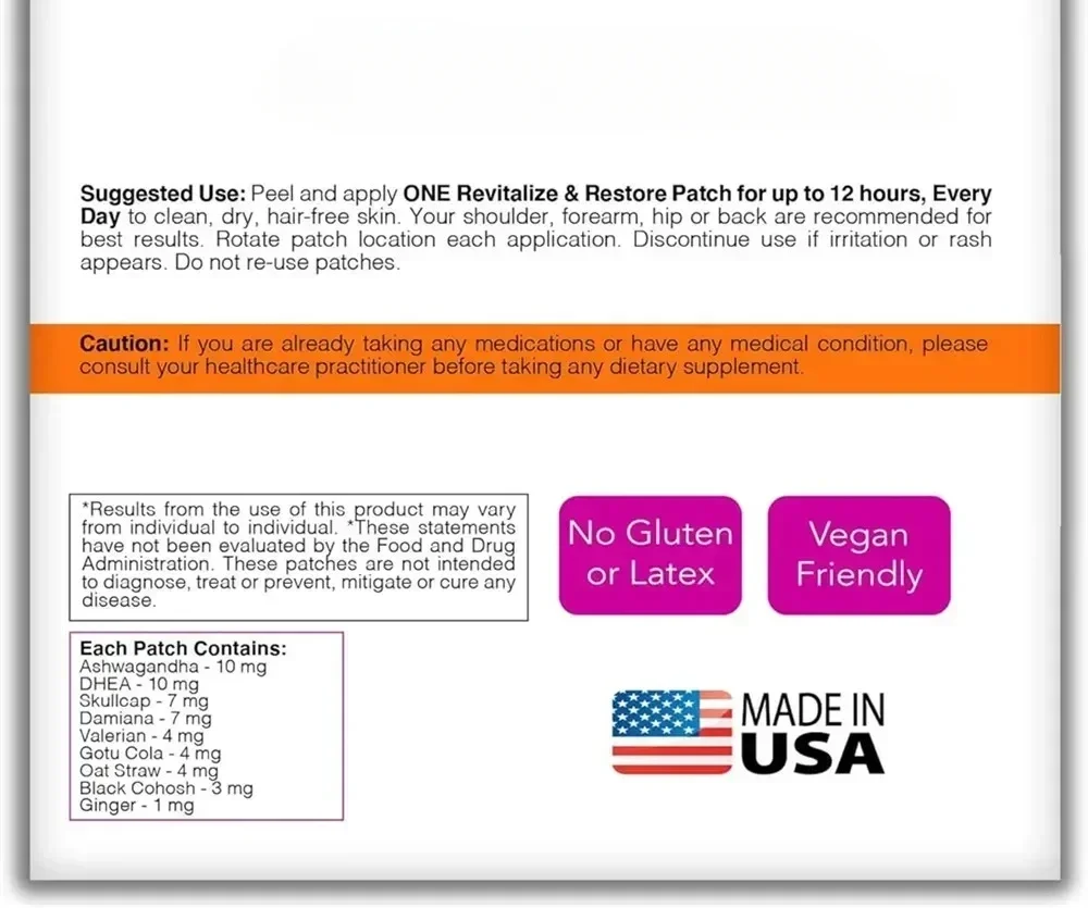 30 Patch Patch Transdermal Pereda Menopause