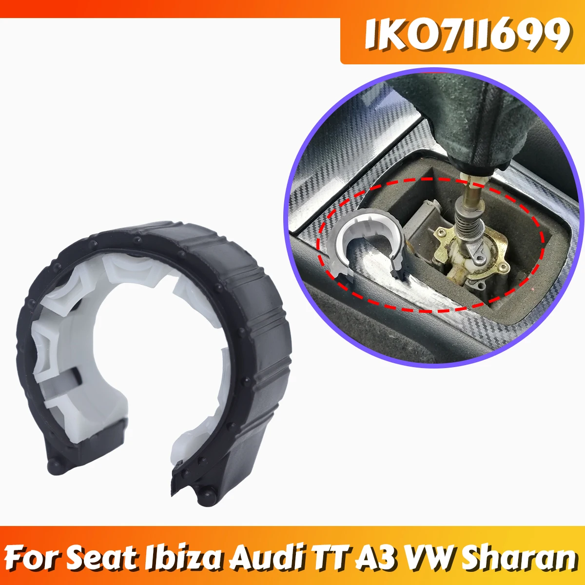 

For Seat Ibiza Audi TT A3 VW Sharan Gear Shift Knob Lever Axle Bush Tie Rod Bearing Shell Pad Damping Linkage Pivot Bushing Kit