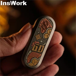 GD EDC&So YOUNG LUCK Slider Year Of The Dragon Engraving Limited 80pcs Fidget Slider Anxiety Relief Gadgets