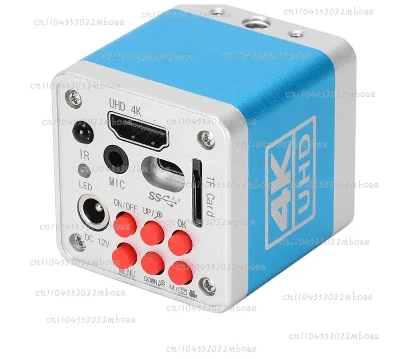For HY-6110 4K UHD Digital Microscope Camera HDMI-compatible Camera USB Industrial Electronic Camera With 32G TF Card