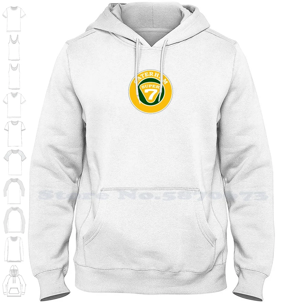 Caterham Logo Casual Clothing Sweatshirt 100% Cotton Graphic Hoodie