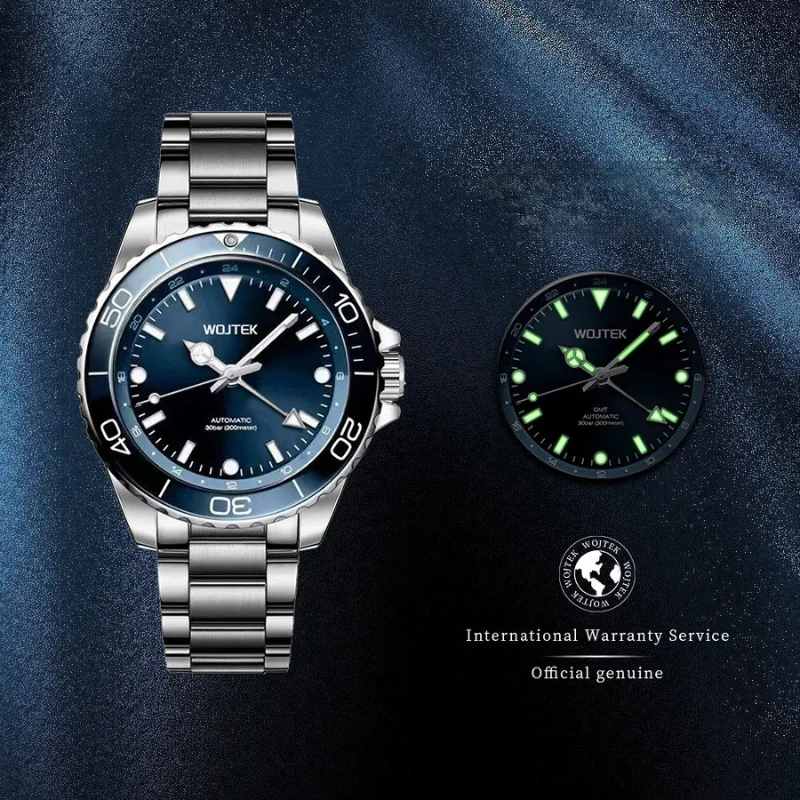 

Автоматические механические часы серии Submariner с корпусом и браслетом из стали диаметром 40 мм, толщиной 14 мм, с функцией люминесцентной подсветки, водонепроницаемость 3ATM.