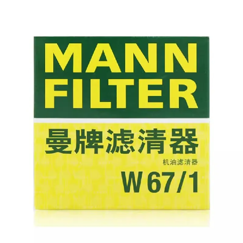 MANNFILTER W67/1 Oil Filter Fits SUBARU Forester NISSAN 370Z INFINITI KIA RENAULT Mégane Koleos 15208KA011 LMD135737 025914300