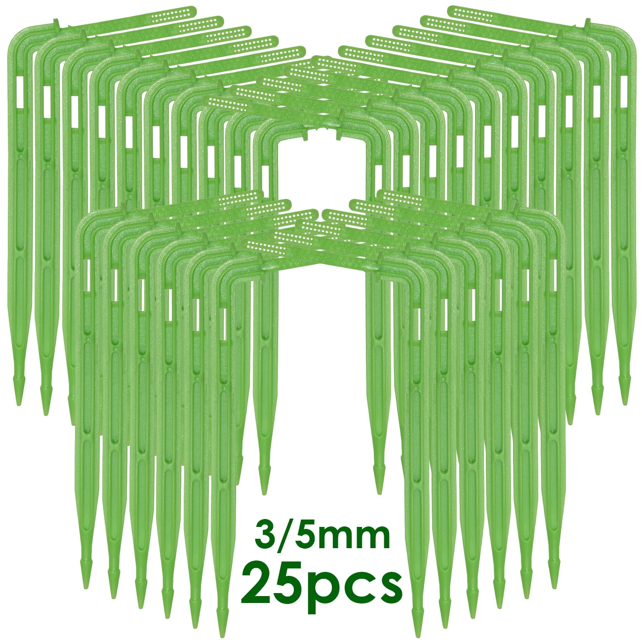 KESLA 25PCS Gewächshaus Bend Pfeil Dripper Micro Drip Irrigation Kit Emitter für 3/5mm Schlauch Garten Bewässerung sparen Micro Dripper – Detail 1