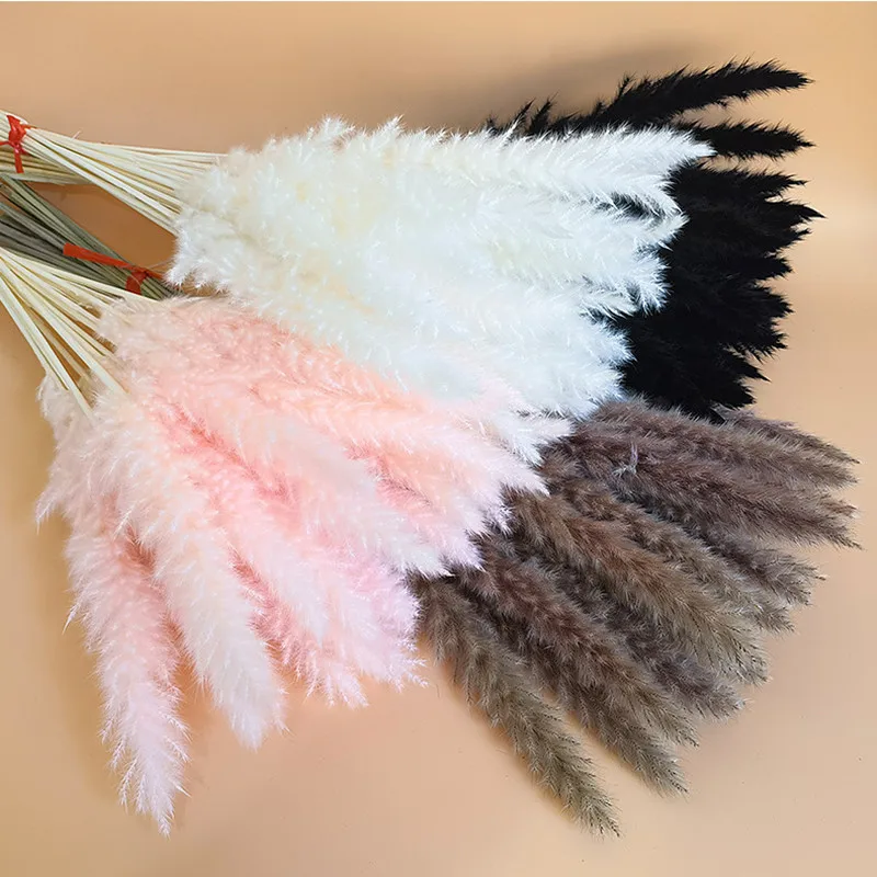 

15Pcs Dried Pampas Grass Decor Wedding Flower Bunch Natural Plants for Home Christmas Decorations Pampas Free Shipping