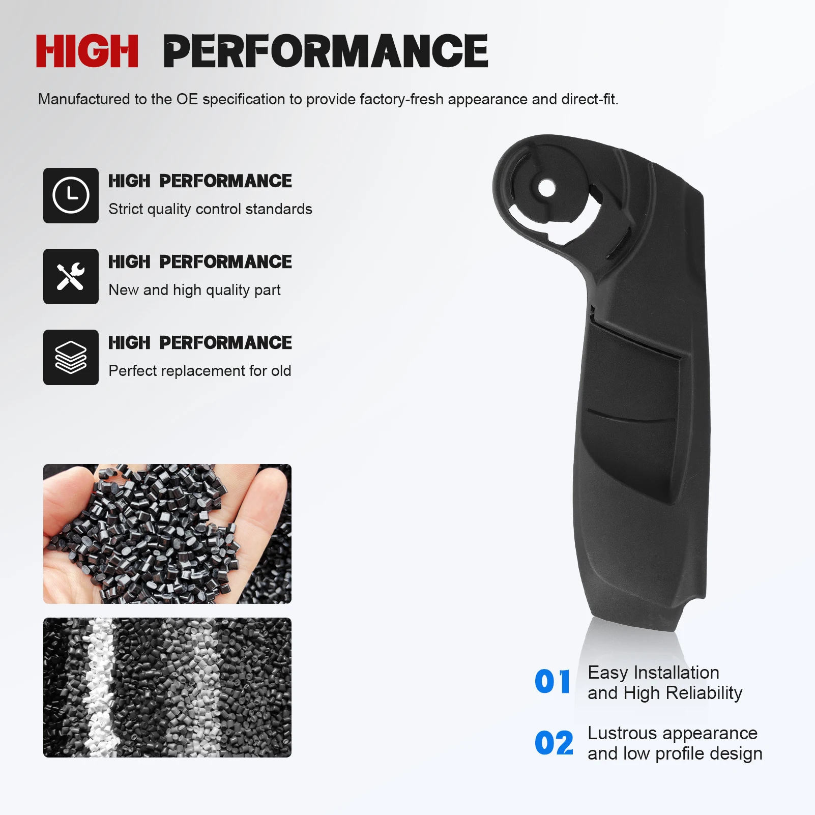 

Накладка на переднее сиденье водителя, лицевая панель BE8Z5462187CB для Ford Fiesta 2011-2019, замена BE8Z-5462187-CB