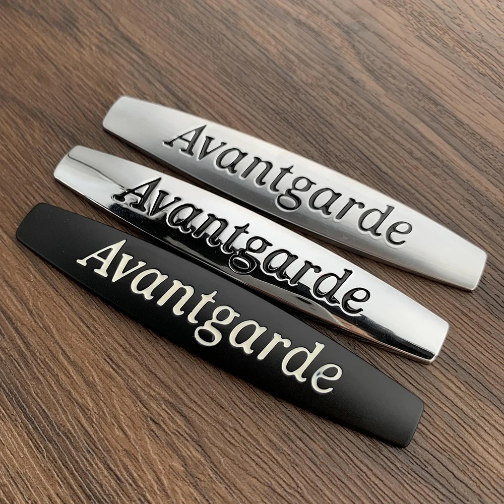 Metal Avantgarde Grand Edition Car Fender Side Emblem Badge Decal Rear Bumper Trunk Sticker for Mercedes-benz Mercedes Benz