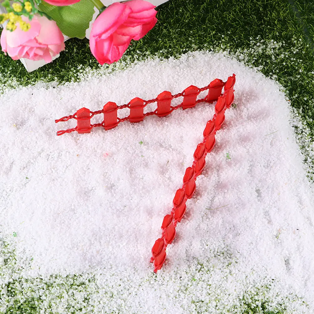 20 Piezas de Cercas de Jardín en Miniatura de Madera Estilo Piquete para Casa de Muñecas, Mini Proyectos, Decoración de Pasteles, Manualidades, Regalo, Aspecto Natural, Acabado Detallado
