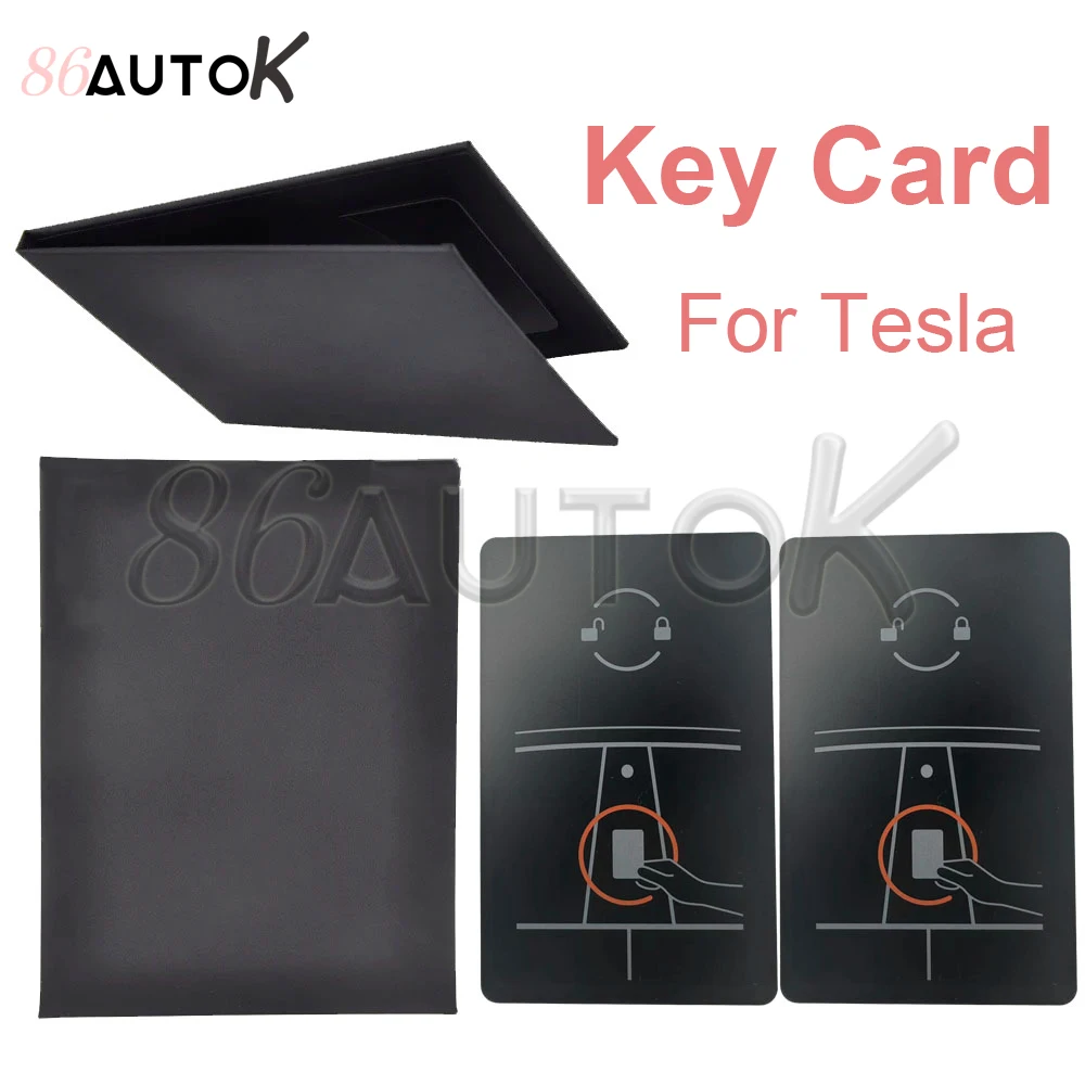 

86AUTOK - Auto Remote Car Key Card For Tesla Model 3/Y Smart Car Key Fob Direct Programming Use Cars Accessories 1131087-00-J